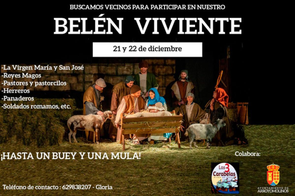 La Asociación Cultural de Teatro 'Las Tres Carabelas' prepara su Belén Viviente para el 21 y 22 de diciembre