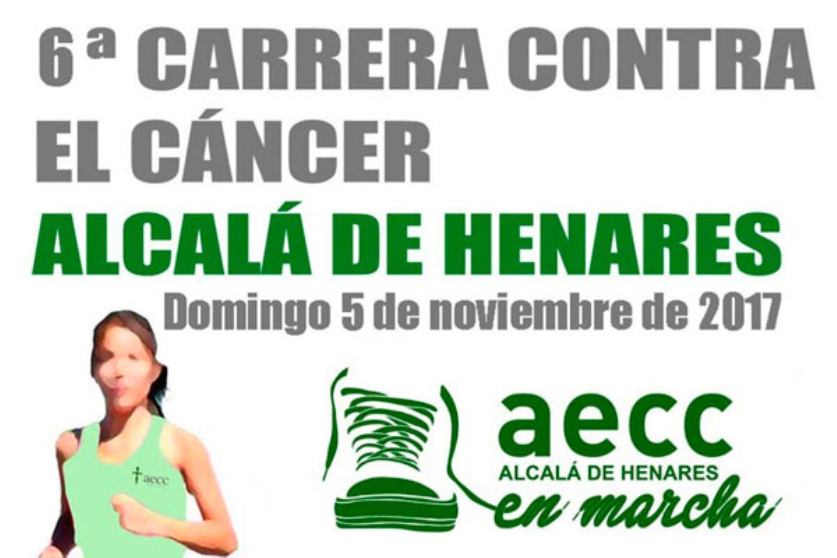 Alcalá acogerá este domingo 5 de noviembre la carrera solidaria contra el Cáncer, en beneficio de la Asociación Española Contra el Cáncer