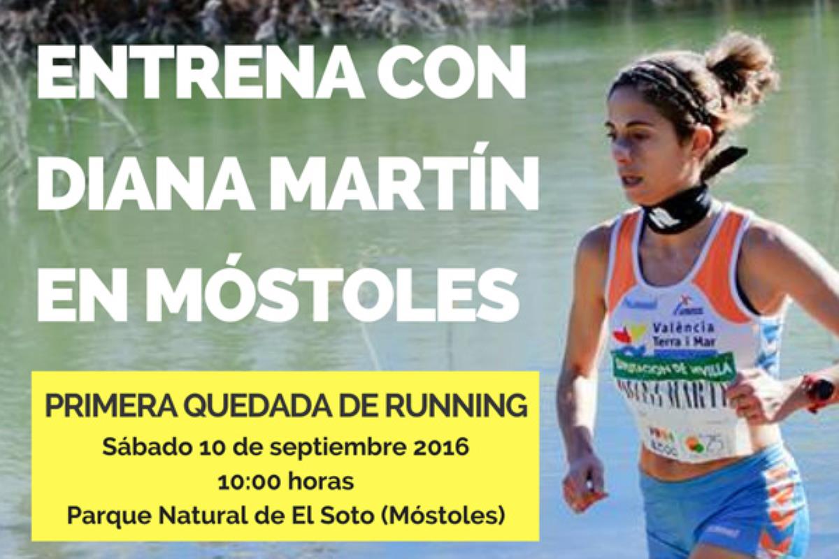 La atleta mostoleña, que además será nuestra pregonera, organiza la primera quedada running