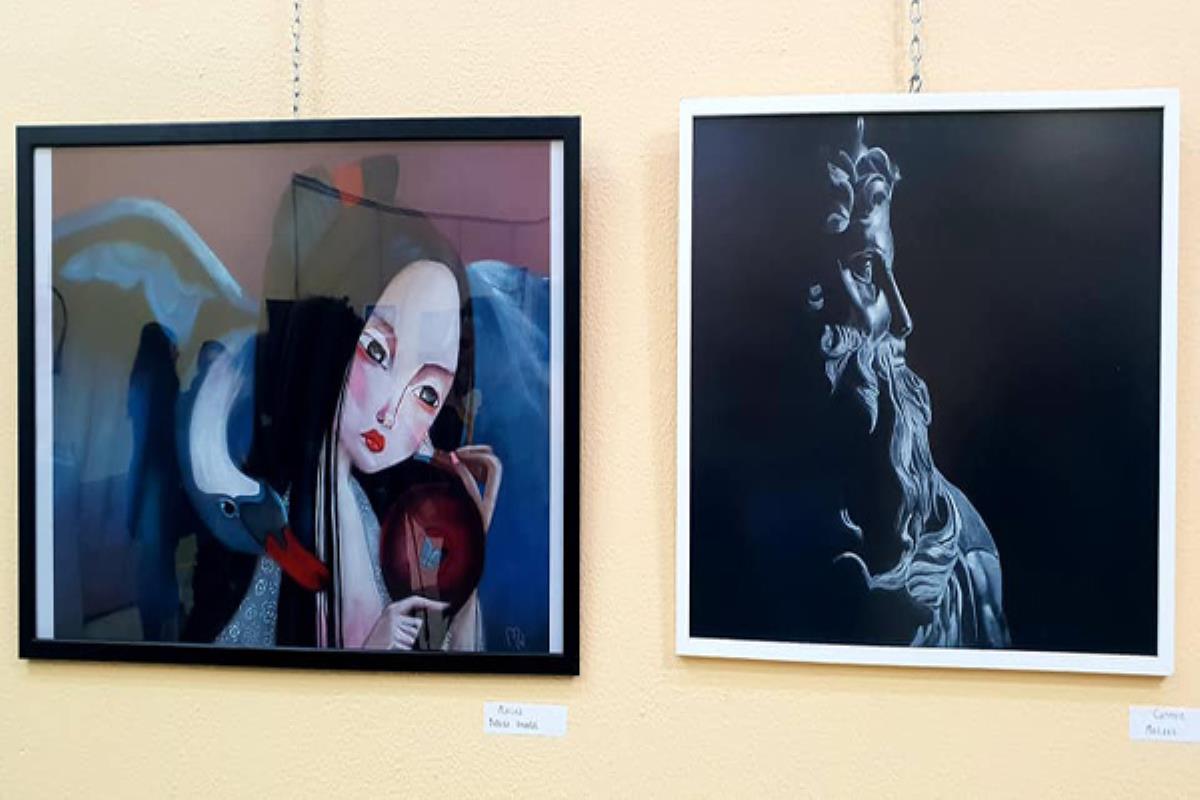 La alcaldesa moralejeña acudió a Humanes para participar en la inauguración de la exposición