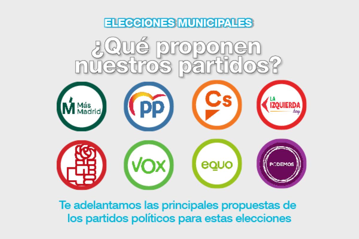 Los candidatos a la alcaldía de los principales partidos comparten con los lectores de Soyde. algunas de sus principales propuestas para la próxima legislatura 2019-2023