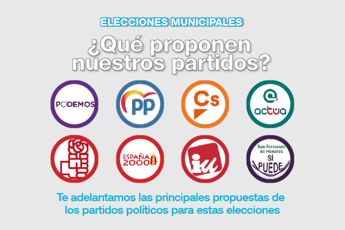 Los candidatos a la alcaldía de los principales partidos comparten con los lectores de Soyde. algunas de sus principales propuestas para la próxima legislatura 2019-2023