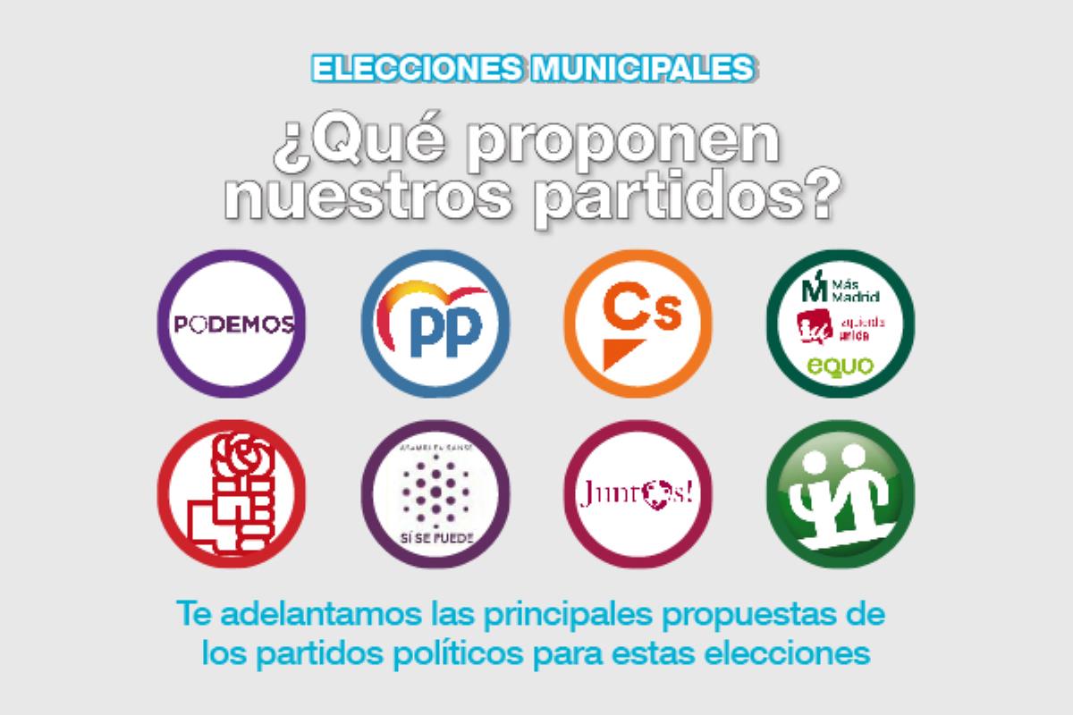 Los candidatos a la alcaldía de los principales partidos comparten con los lectores de Soyde. algunas de sus principales propuestas para la próxima legislatura 2019-2023