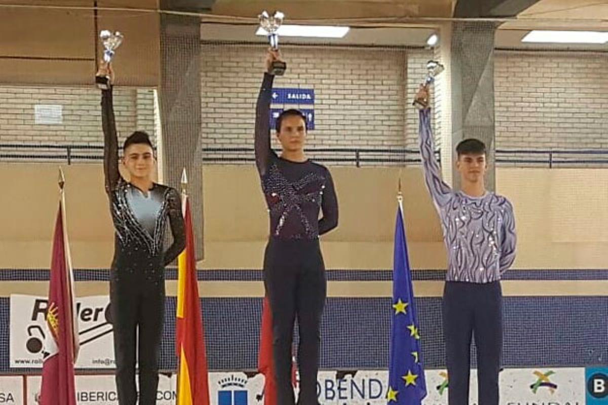 El patinador Daniel Sevillano se proclamó campeón masculino en el Campeonato Autonómico Juvenil de patinaje artístico