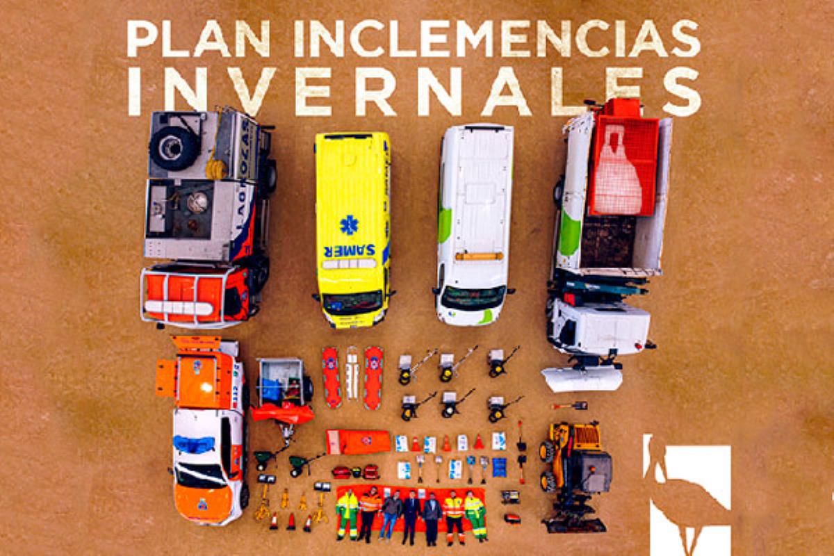 Una representación del equipo humano y material formó parte de la iniciativa de cuerpos de seguridad y emergencias