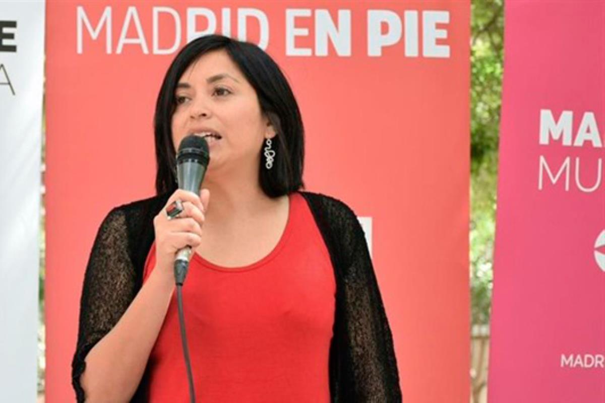 Las mujeres de Unidas Podemos- Madrid en Pie han participado en la charla