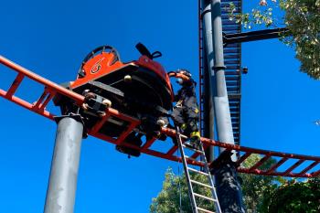 Este fin de semana los bomberos acudieron a rescatar a estos visitantes del Parque de Atracciones