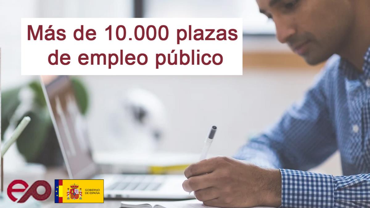 Las convocatorias se dividen en varios departamentos dentro de la Administración General del Estado