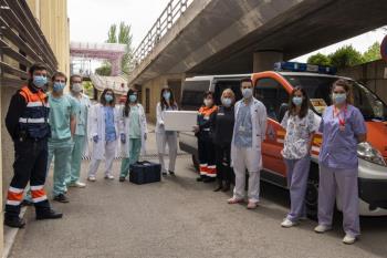 El Hospital de Getafe desde el 23 de marzo ha repartido fármacos, en turnos de mañana y tarde, en domicilios de pacientes con enfermedades crónicas.