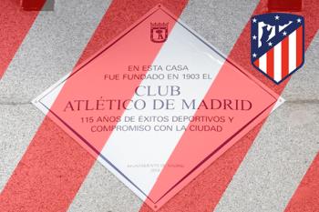 Se ha instalado una placa conmemorativa en el lugar donde se fundó el Atleti