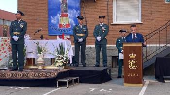 El alcalde Miguel Ángel Recuenco presidió los actos solemnes en el cuartel de nuestra ciudad