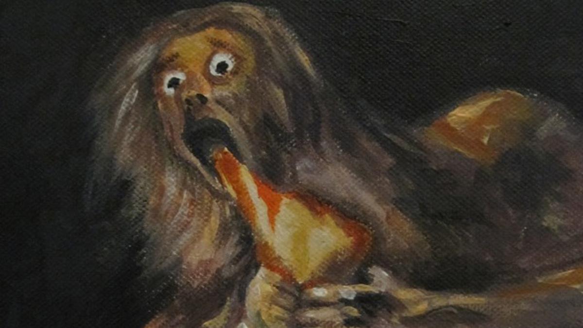 El pintor las dibujó encima de las paredes de su última residencia en Madrid, la Quinta del Sordo