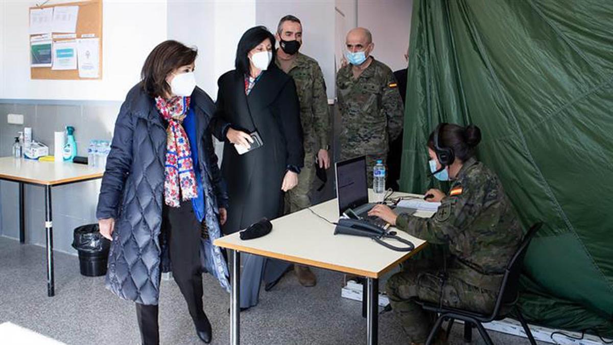 La sanidad militar intervendrá como apoyo ante el incremento de nuevos casos 