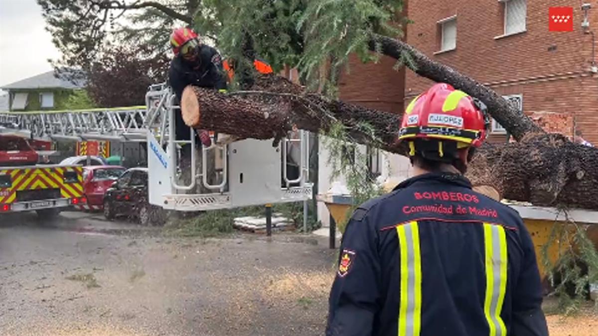 Tanto los bomberos regionales como municipales han trabajado para tratar de paliar sus efectos
