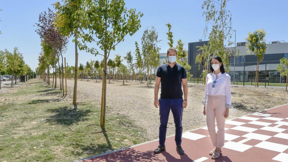 Se trata de una nueva zona verde de 7.000 metros cuadrados que bordea el Centro Deportivo-Spa Inacua

