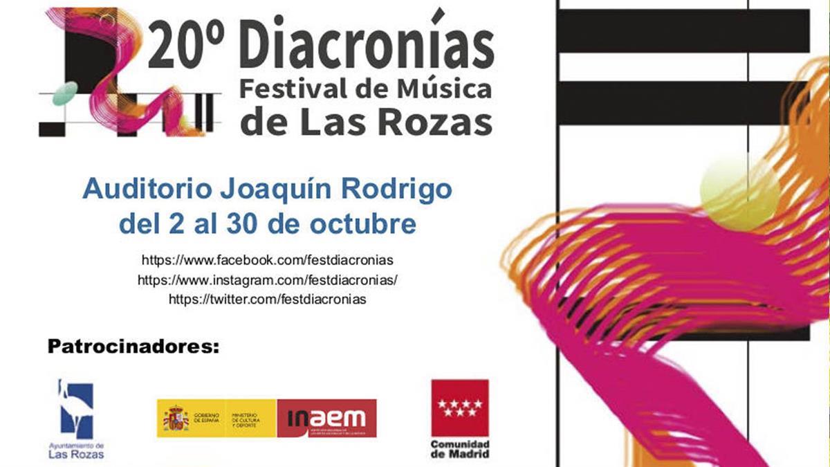 El Auditorio Joaquín Rodrigo recibirá el Festival de Música de Las Rozas en este su 20 aniversario con programas con título propio para todos los públicos