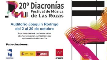 El Auditorio Joaquín Rodrigo recibirá el Festival de Música de Las Rozas en este su 20 aniversario con programas con título propio para todos los públicos