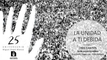El Ayuntamiento organiza un acto conmemorativo con motivo del 25 aniversario del secuestro y asesinato de Miguel Ángel Blanco
