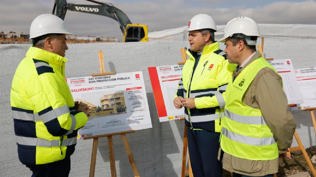 El consejero Rodrigo ha visitado el inicio de los trabajos 