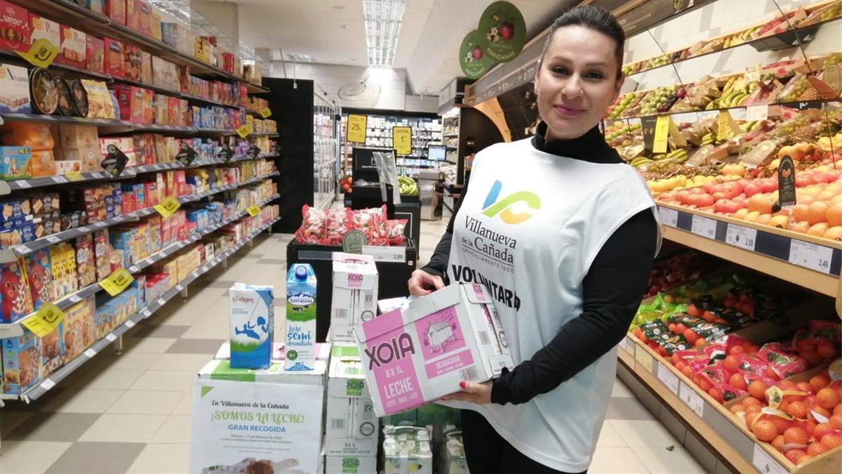 La recogida de leche fue el pasado 17 de febrero y se recogieron casi tres mil litros