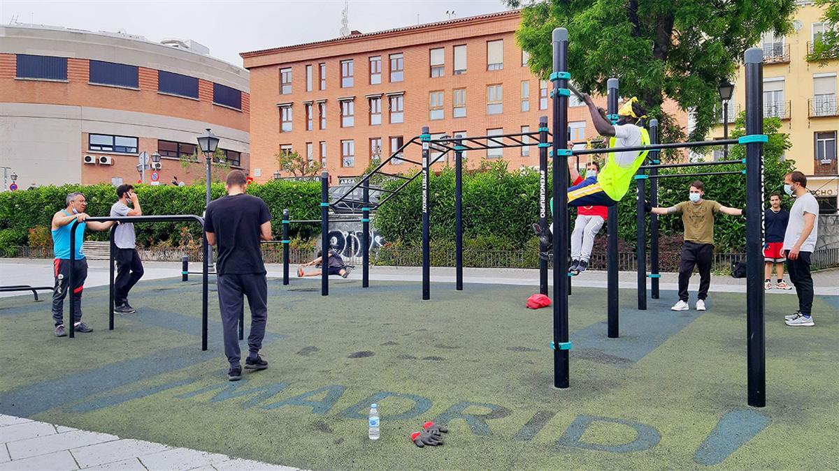 Serán habilitadas para practicar calistenia