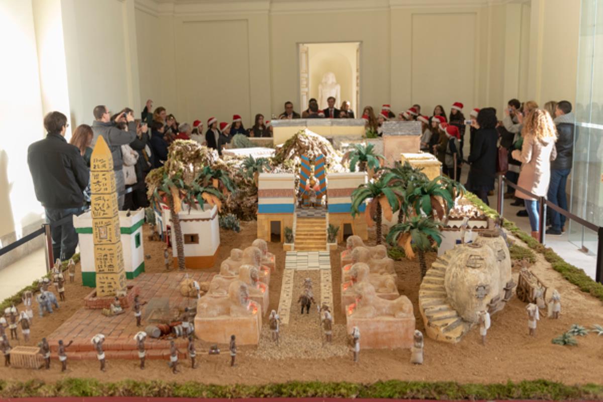 Con un tamaño de 40 metros cuadrados, se podrá visitar hasta el 7 de enero