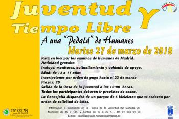 El periodo de inscripción de la actividad estará abierto hasta el 23 de marzo