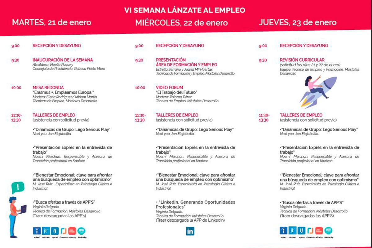 Las jornadas, que se celebran hasta el 23 de enero, se desarrollan en el Centro de Empleo y Promoción Económica Tierno Galván