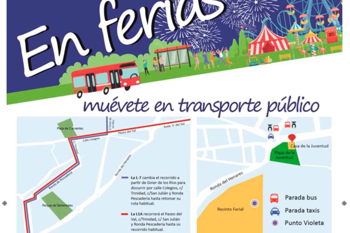 Las líneas nocturnas pasarán con una frecuencia de 30 minutos durante las fiestas