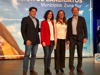 Fue presentada este domingo, 17 de marzo, como la candidata a la Alcaldía de Alcorcón junto al resto de candidatos de la zona sur de Madrid 