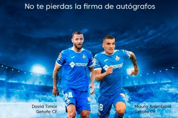 Los jugadores del Getafe CF recibirán a la afición azulona y podremos participar en las competiciones que nos ha preparado LaLiga