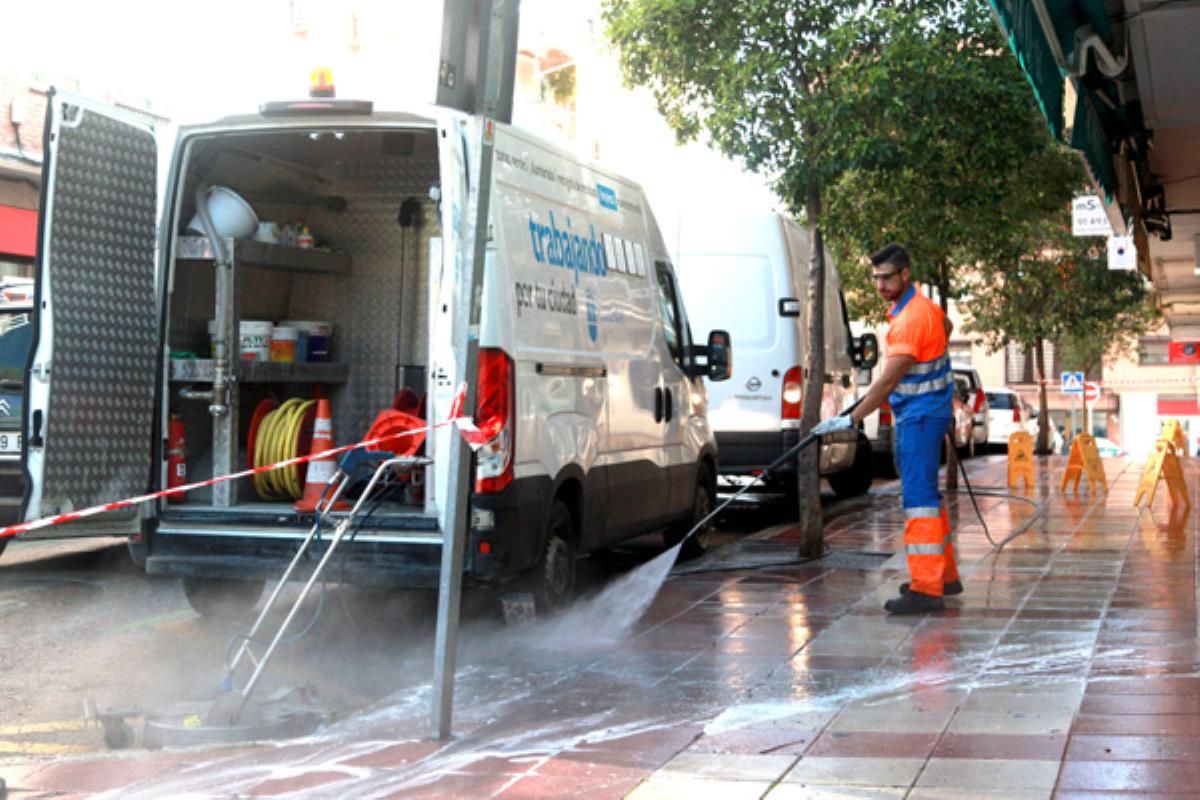 Este servicio de limpieza se realizará en 65 jornadas hasta el 11 de septiembre