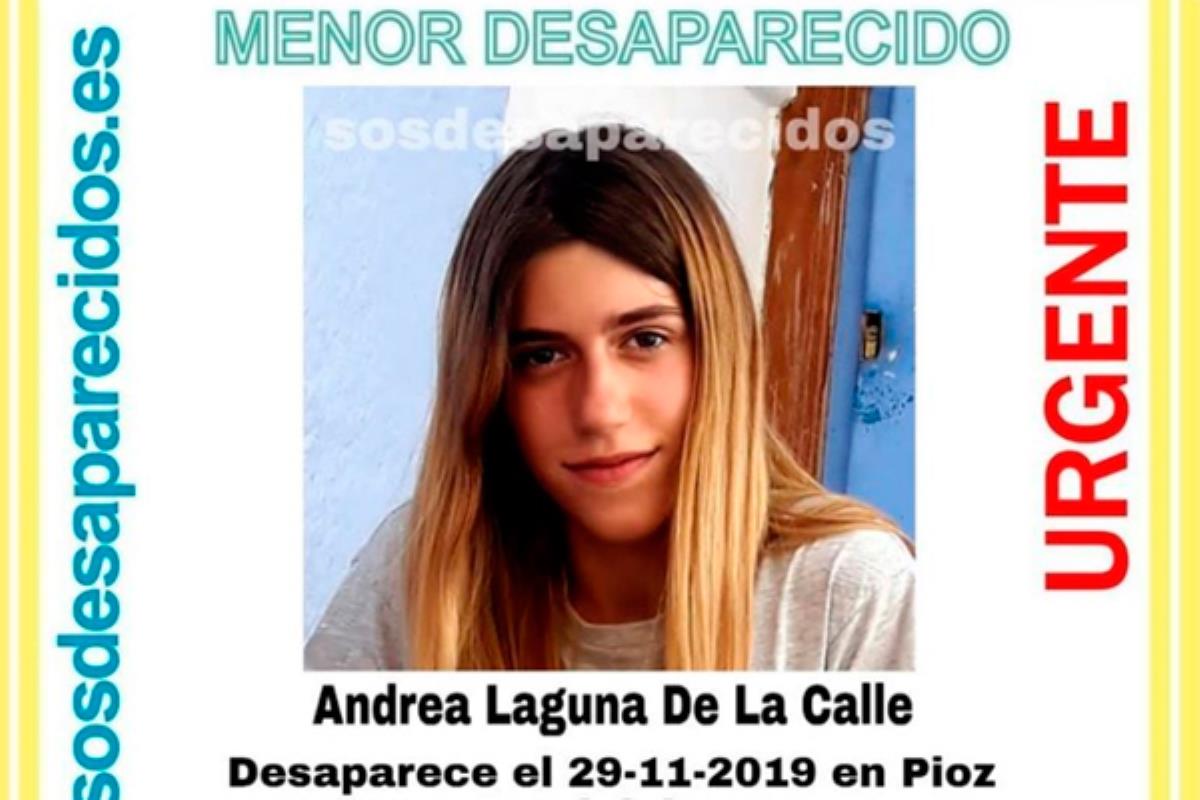 Andrea, de 15 años de edad, desapareció el pasado 29 de noviembre en Pioz, Guadalajara