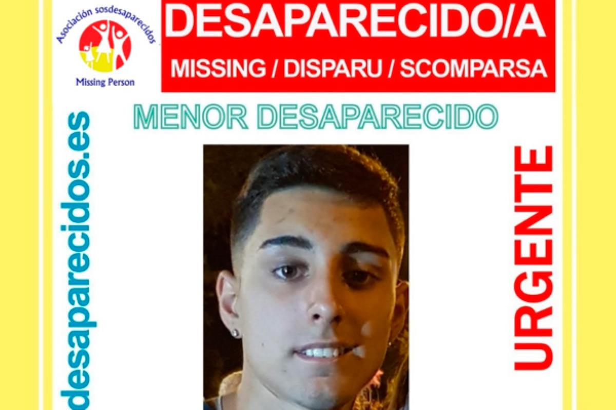 Alejandro tiene 15 años y desapareció el pasado 21 de noviembre en Colmenar Viejo
