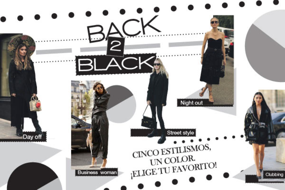 Cinco estilismos, un color. ¡Elige tu favorito!