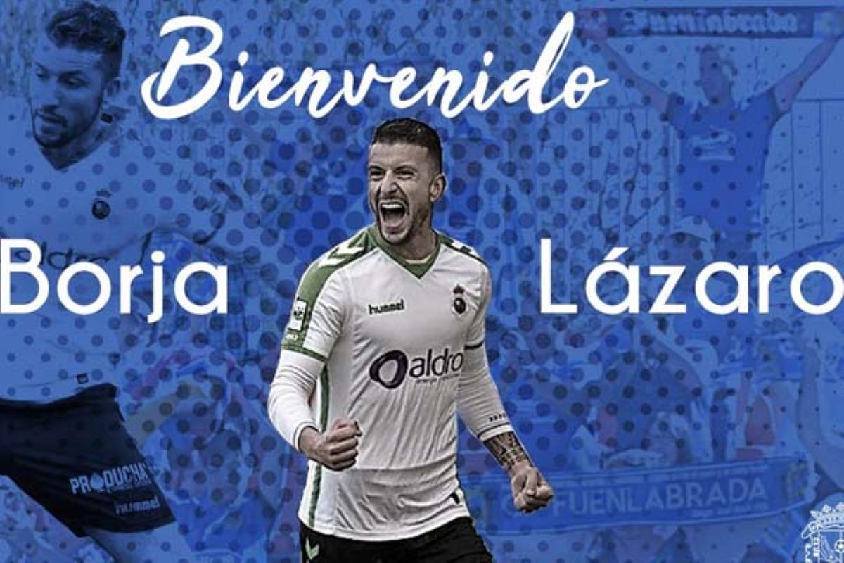 Borja Lázaro ya es jugador del CF Fuenlabrada y firma por las próximas dos temporadas. 