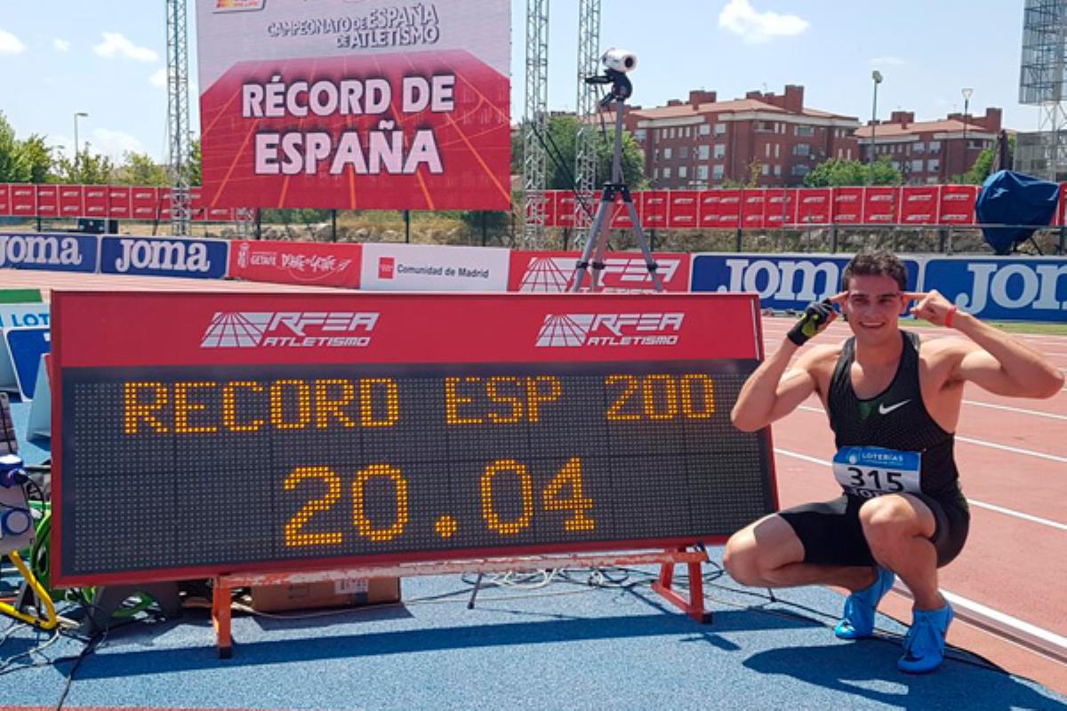 La competición celebrada en el Polideportivo Juan de la Cierva vivió un nuevo récord nacional del atleta 
