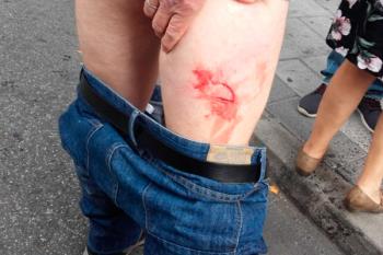 Lee toda la noticia 'Cargas policiales dejan dos activistas detenidos y cinco heridos en un desahucio'