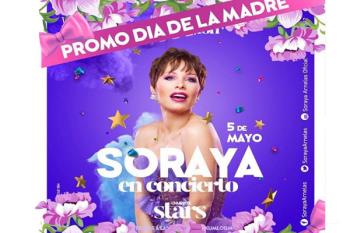 La cantante Soraya Arnelas estará el domingo 5 de mayo en la sala Joy Eslava de Madrid