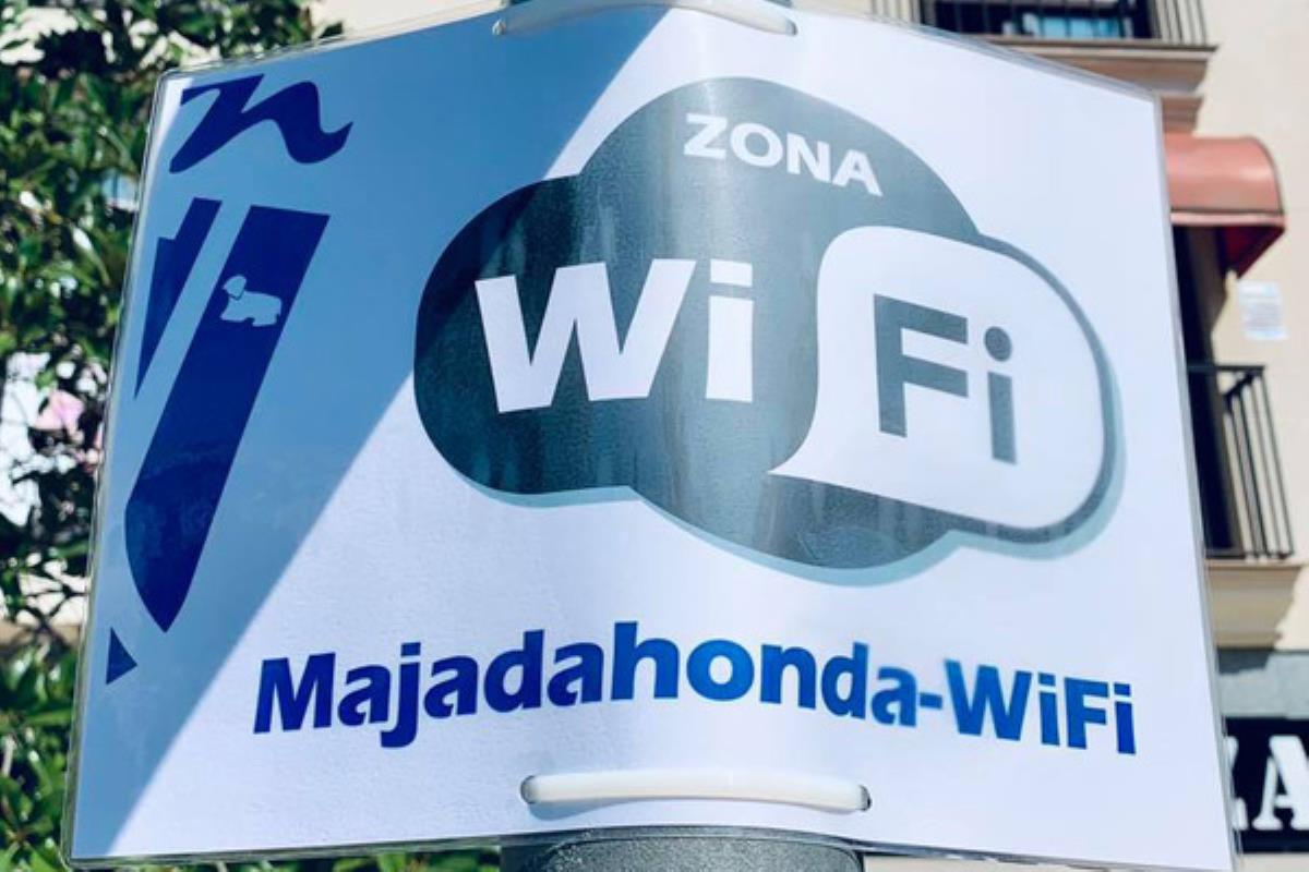 El Ayuntamiento de Majadahonda ha puesto WiFi gratis en esta zona