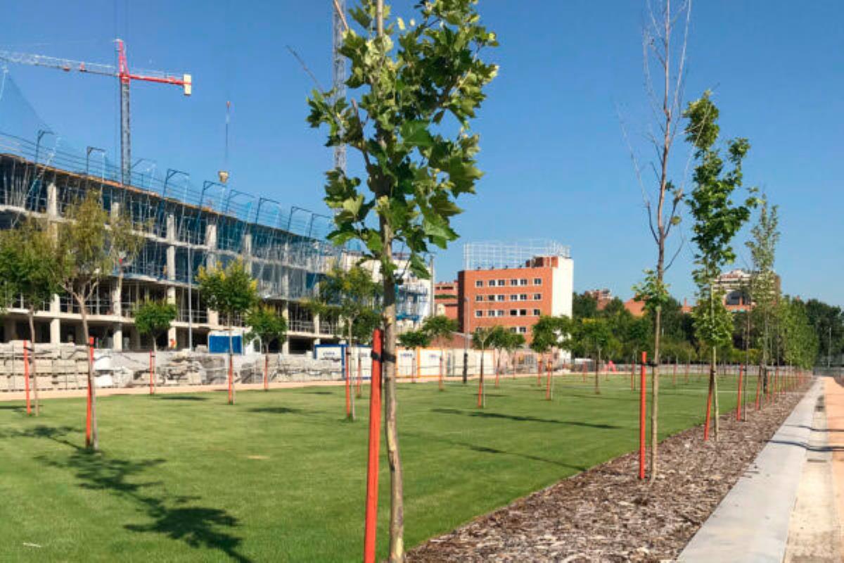 La obra, ubicada en el distrito de Usera, es una pieza fundamental para la recuperación urbana del Manzanares