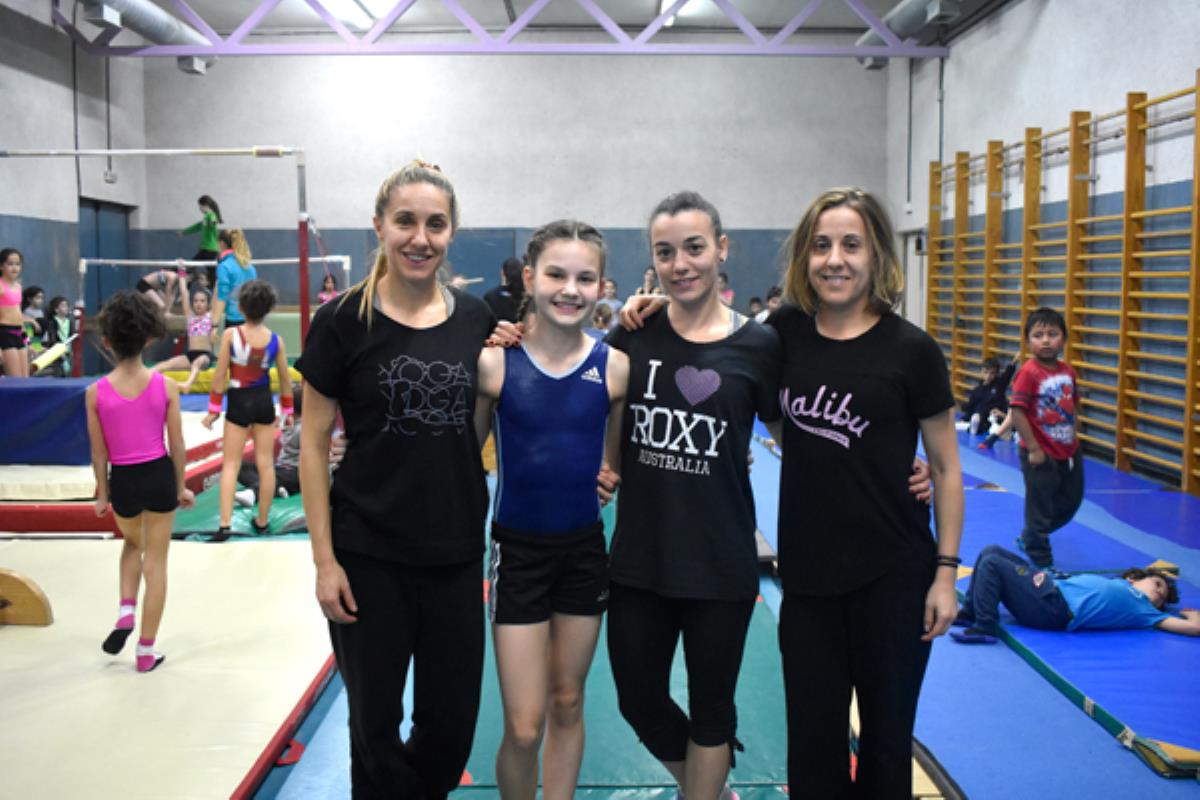 Tras obtener la nacionalidad, la gimnasta Erika Grosu, perteneciente al Club Los Cantos, sueña con un futuro olímpico