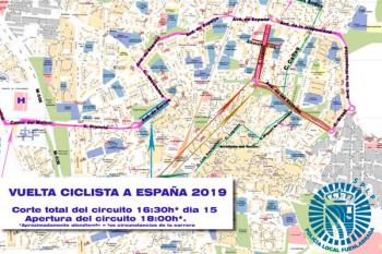 El motivo es la salida de la etapa de La Vuelta Ciclista a España 2019