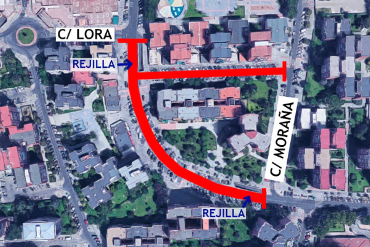 Los cortes de tráfico por saneamientos durarán hasta el 22 de enero