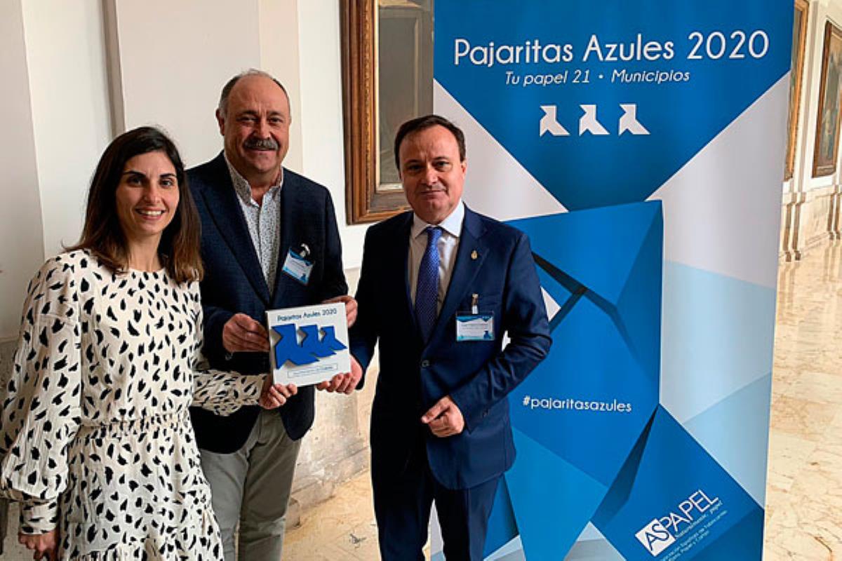 La ciudad es galardonada por su gestión en el reciclaje de papel en el marco del programa Pajaritas Azules