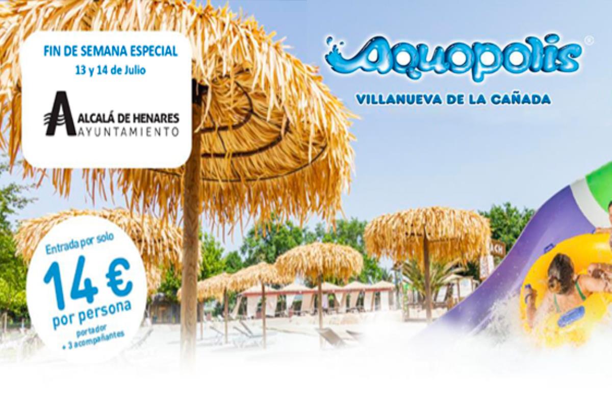 Este fin de semana los alcalaínos tendremos descuentos especiales en Aquópolis