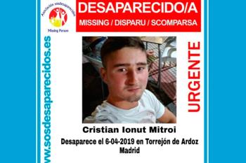 Ayuda para encontrar a Cristian Ionut Mitroi, desapareció el 6 de abril de 2019