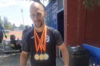 El deportista fuenlabreño brilló en la competición celebrada en el Fermín Cacho