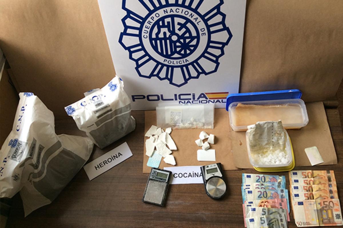 El detenido usaba un trastero de la calle Pinto como punto de almacenaje de las sustancias estupefacientes