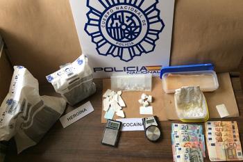 El detenido usaba un trastero de la calle Pinto como punto de almacenaje de las sustancias estupefacientes